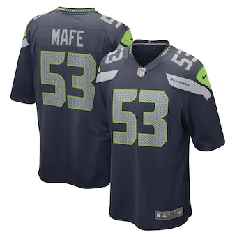 mens nike boye mafe college navy seattle seahawks game play